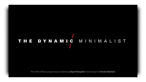 Dynamic Minimalism - Animated Titles