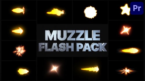 Muzzle Flash Pack 03 | Premiere Pro MOGRT
