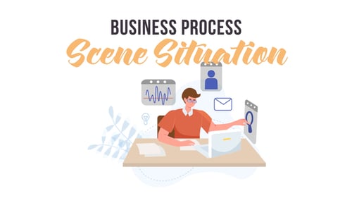 Proceso empresarial: situación de la escena