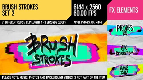 Brush Strokes (6K Set 2)