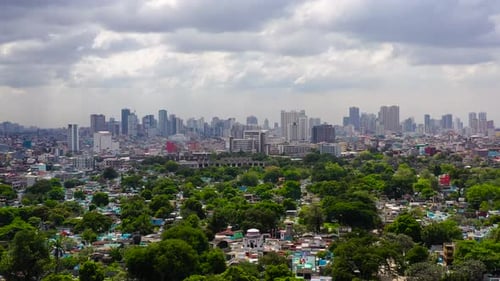 Manila, the Capital of the Philippines Aerial View