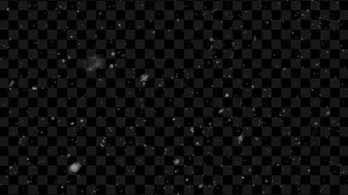 Realistic Dynamic Falling Snow Particles Effect