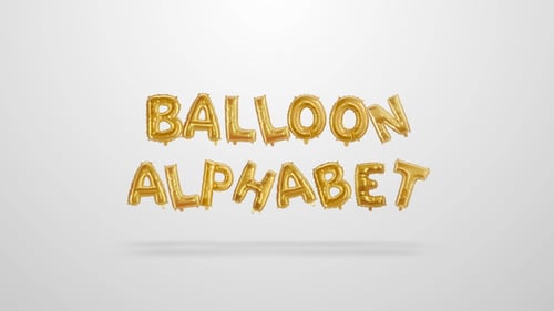 Balloons Alphabet