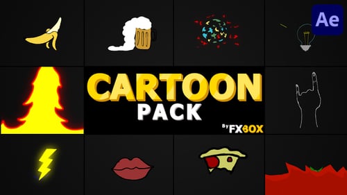 Elementos de dibujos animados | After Effects