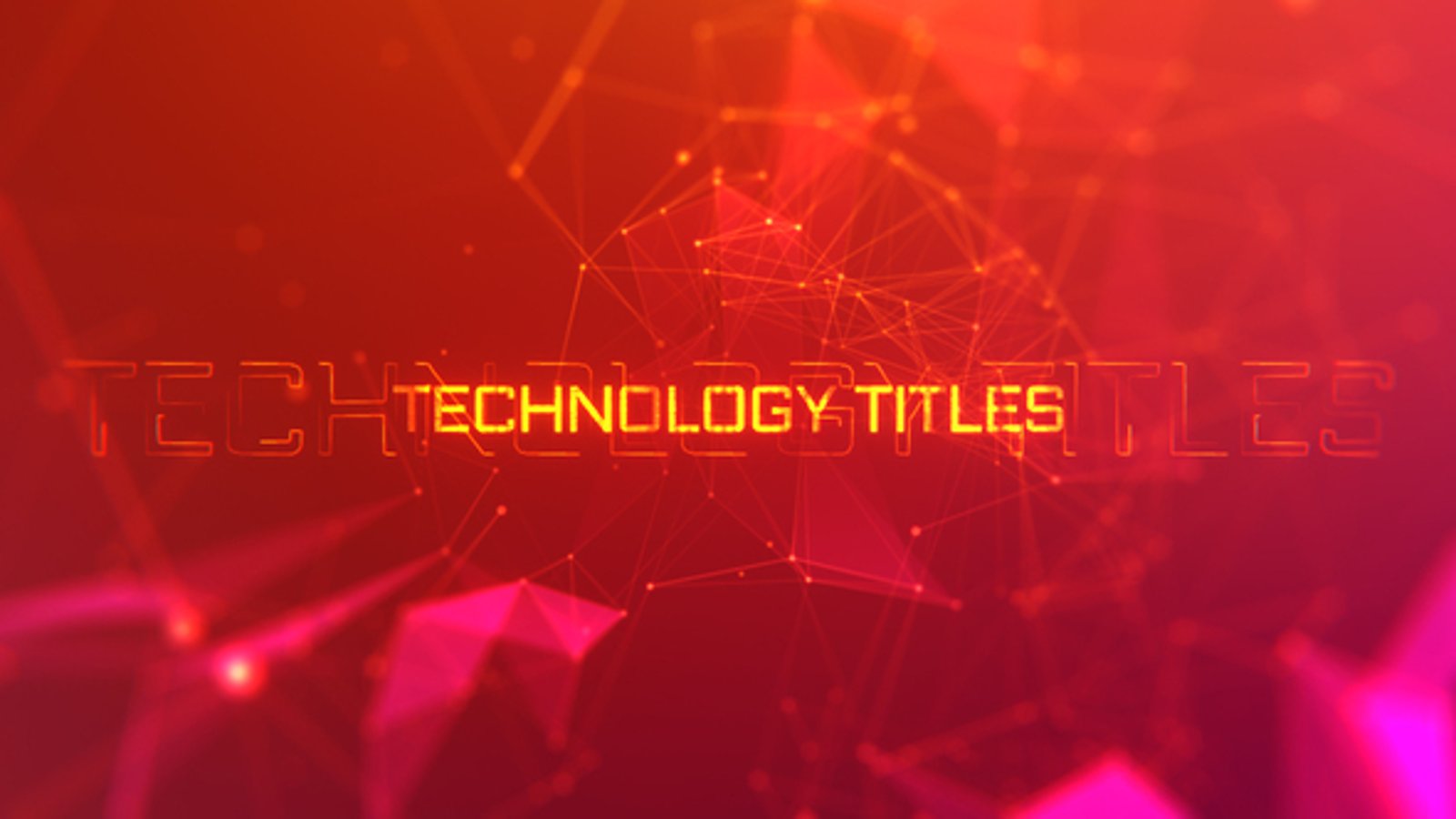 Technology Titles, Titles ft. digital title & tech - Envato