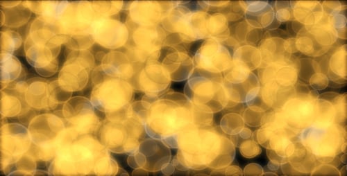 Sparkling Golden Bokeh Particles Celebratory Motion Background