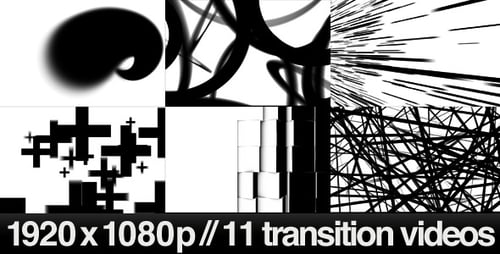 11 HD Transitions Bundle - D