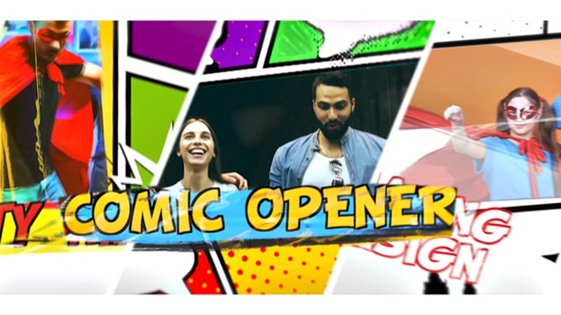 Comic Book Intro, Openers ft. cartoon intro & comic book - Envato