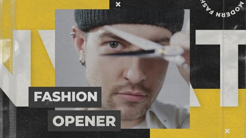 Dynamic Fashion Promo with Grungy Overlays