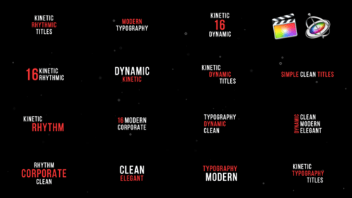 Kinetic Titles