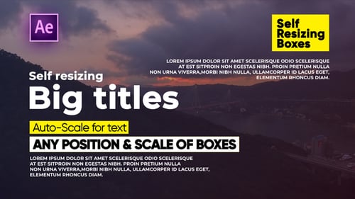 Self-Resizing Big Titles II