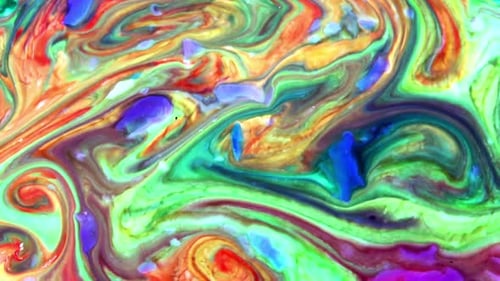 Abstrakte bunte sakrale Flüssigwellen-Textur