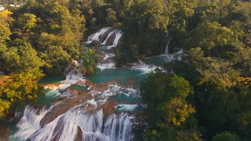 Agua Azul Waterfalls in Chiapas Mexico