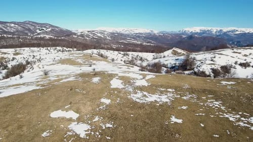 Mountain Landscape In Winter