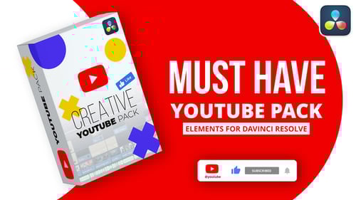 YouTube Creative Elements – DaVinci Resolve Template