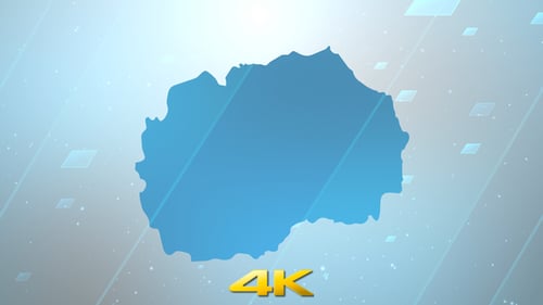 Modern Digital Map Outline Reveal