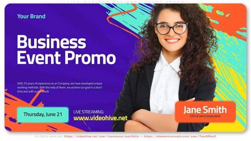 Seminario web en vivo. Promoción de eventos empresariales