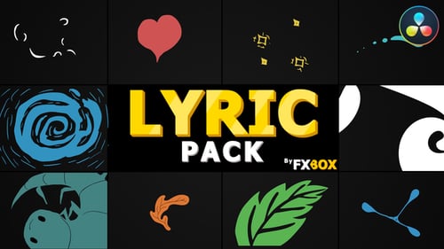 Flash FX Lyric Elements | DaVinci Resolve