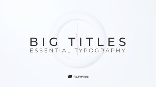 Big Titles | Essential Typography