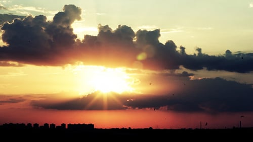 Sunset over the City