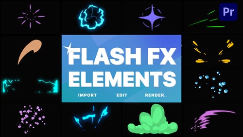 Dynamic Cartoon Flash FX Elements Pack