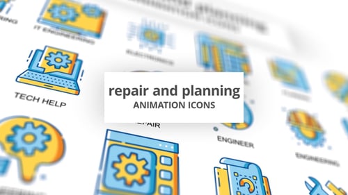Repair & Planning - Animation Icons