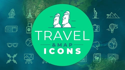 Travel & Map Icons