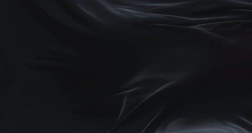 Black Elegant Silk Cloth Waving Loop 4 K