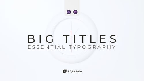 Big Titles | Essential Typography | MOGRT