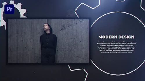 Modern Corporate Presentation Opener with Geometric Design