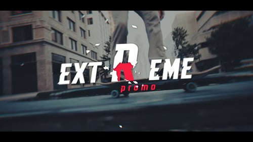 Dynamic Glitch Promo: Kinetic Text Slideshow