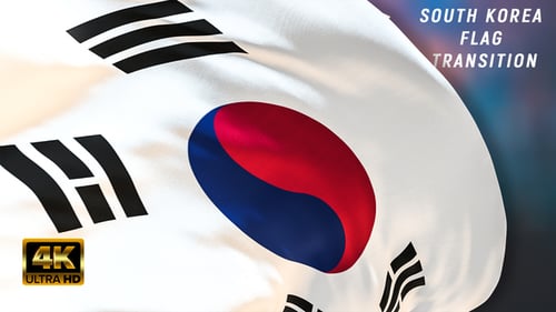 South Korea flag transition