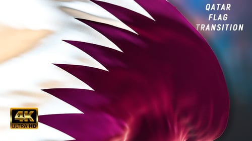 Qatar flag transition