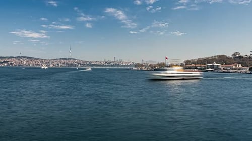 Bootsverkehr und Bosporus