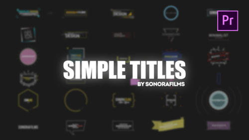 Modern Animated Titles and Lower Thirds for Video Projects