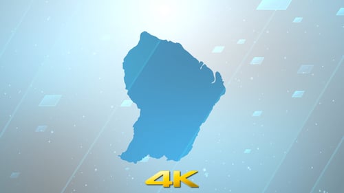 Country Map Reveal in Modern Digital Style