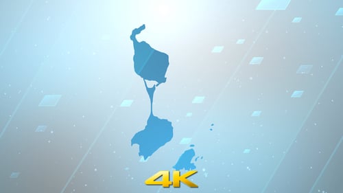 Clean Digital Map Reveal Animation