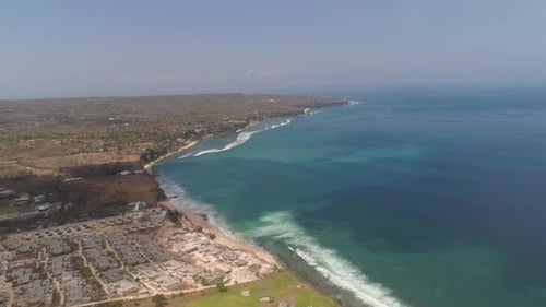 Seelandschaft mit Strand Bali, Indonesien