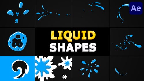 Liquid Shapes | After Effects