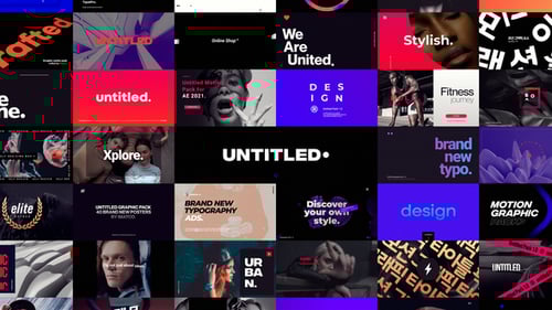 Dynamic Modern Typography Title Animations Pack