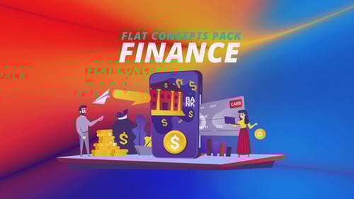 Finance - Flat Concept