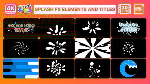 Splash FX Elements And Titles | FCPX