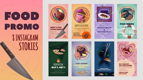 Food Promo Instagram Stories Pack