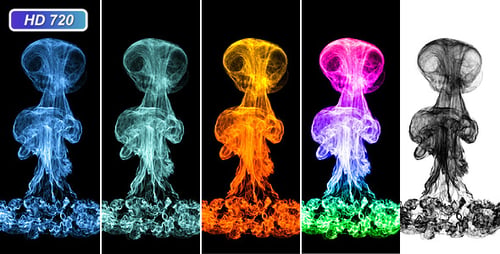 Abstract fluid smoke