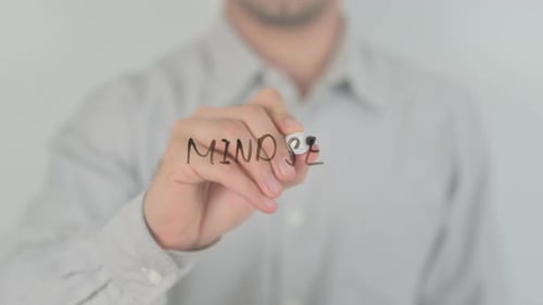 Adult Writing Mindset with Marker