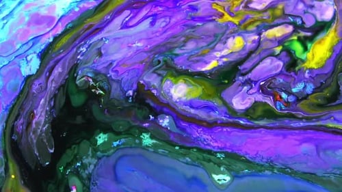 Psychedelic Galactic Paint Texture Background