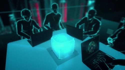 Futuristic Digital Technology Opener for Metaverse and Virtual Reality