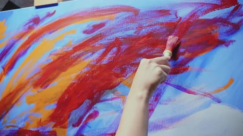 Paint Brush on Large Cavanas