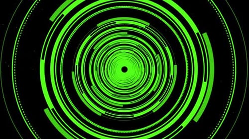 Hightech-Zirkeltunnel-Hintergrund