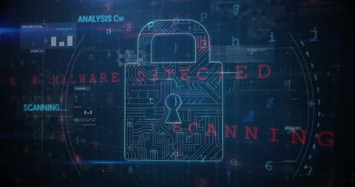 Ransomware attack: digital security at risk 4k